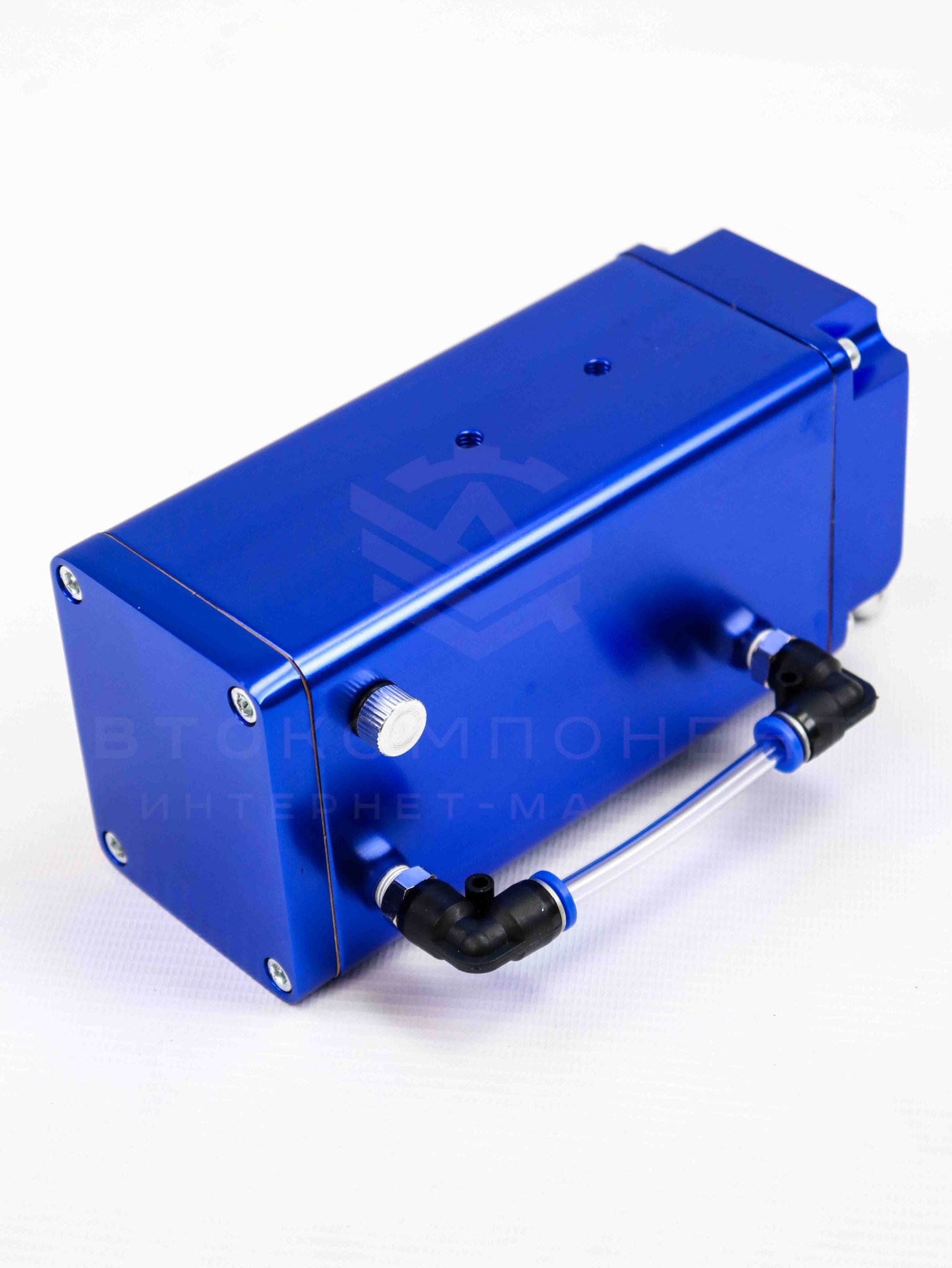 Универсальный маслосборник (маслоуловитель) "D1 Spec" квадратный (синий)