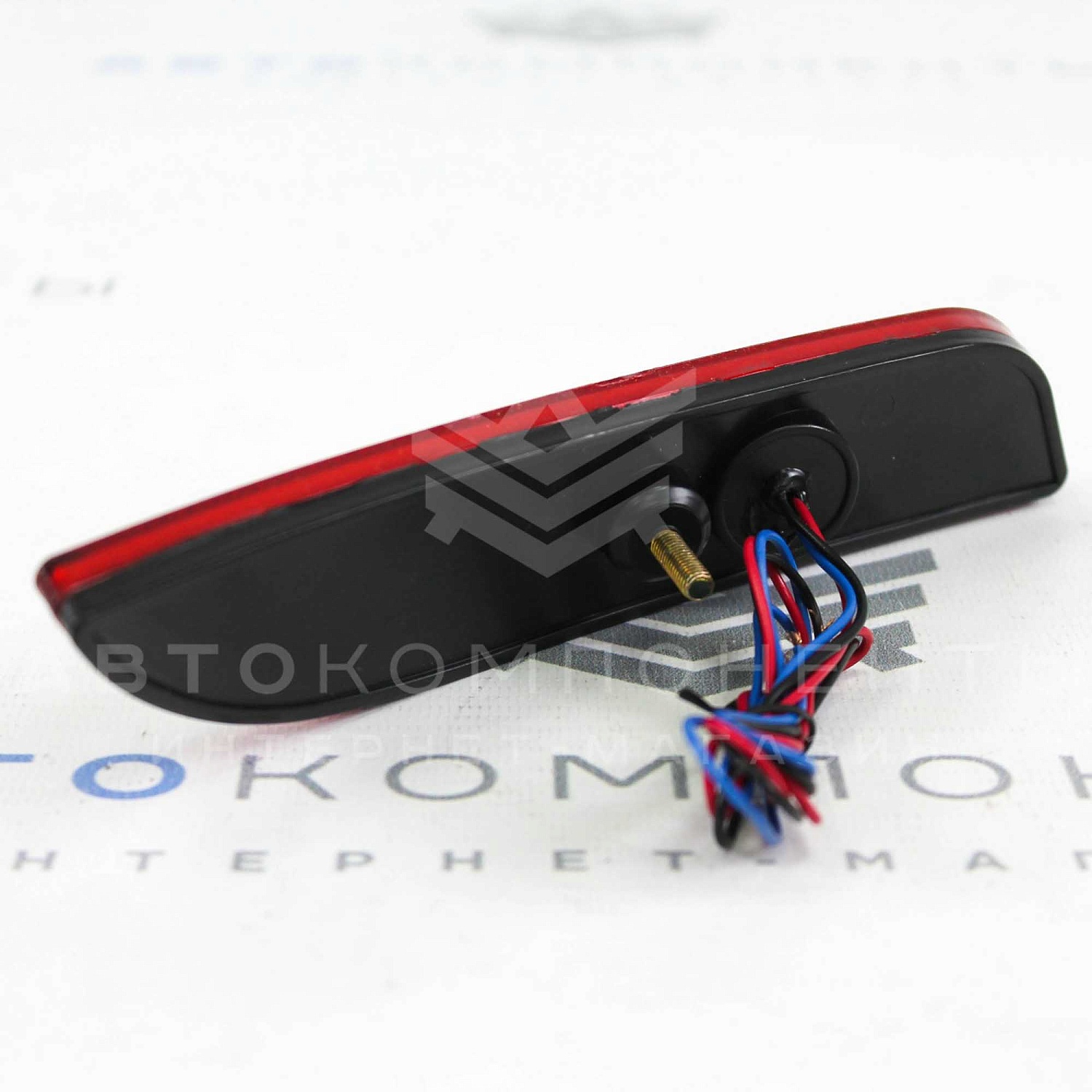 Диодные катафоты в задний бампер Лада Приора 2