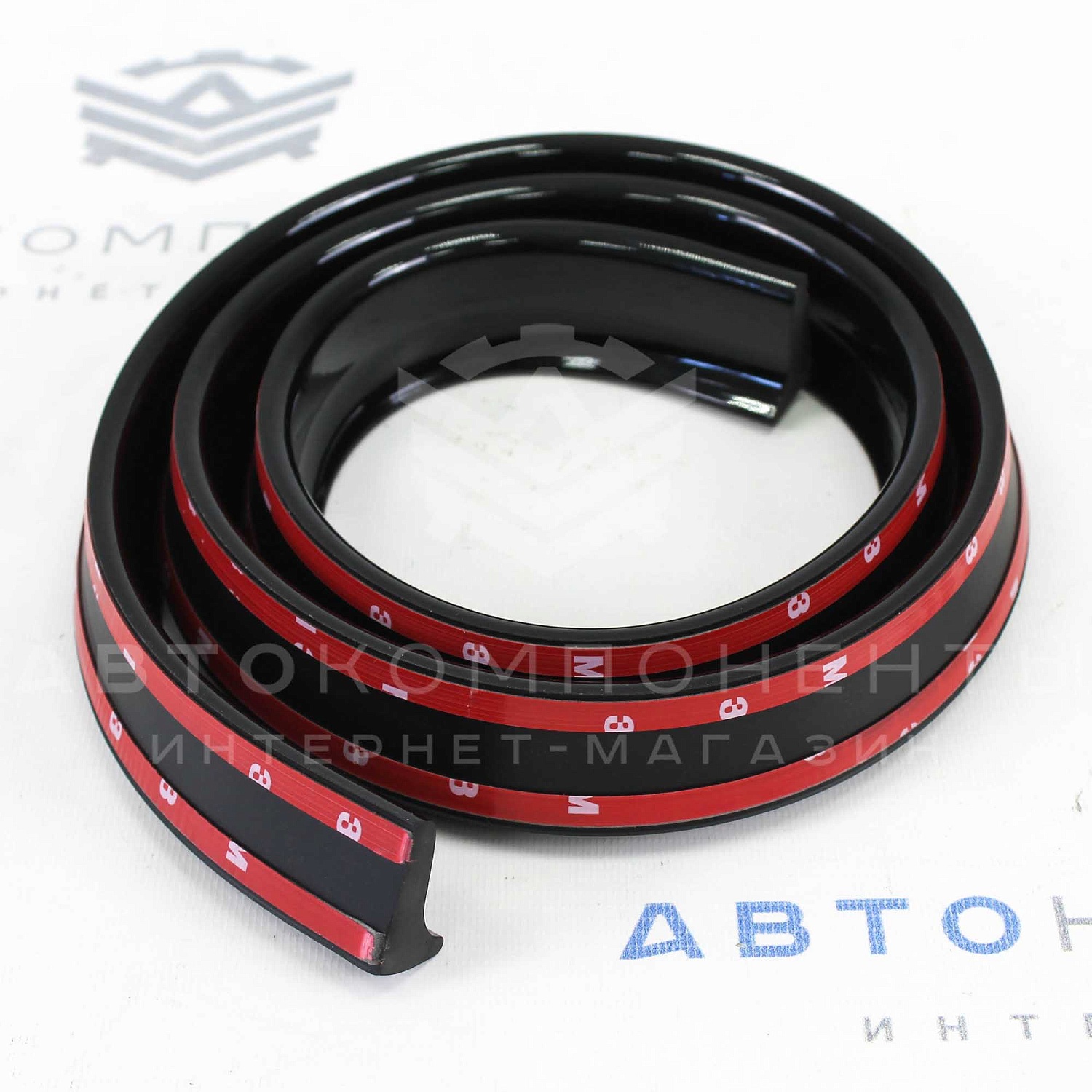 Универсальный лип-спойлер "Samurai" (черный глянец) на крышку багажника