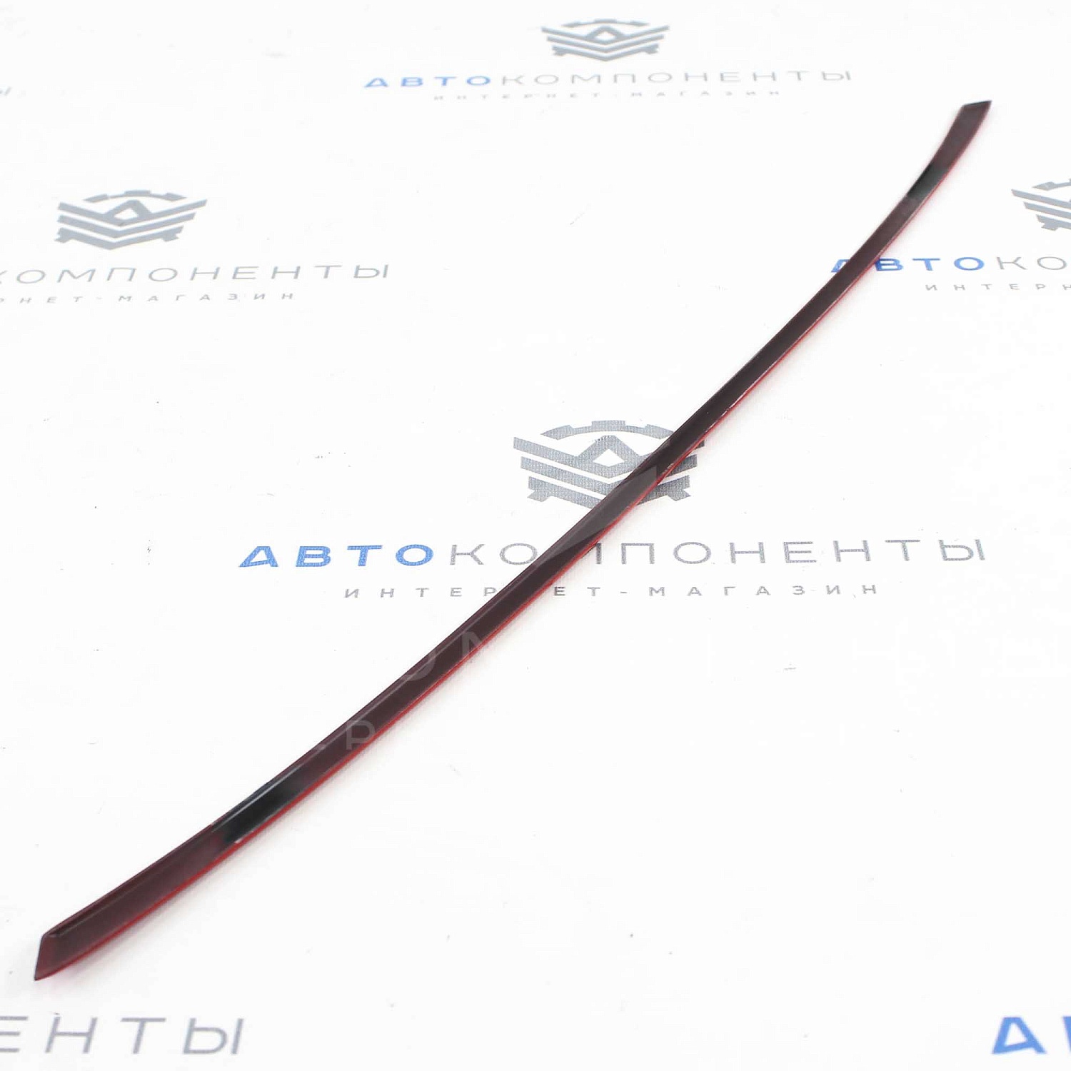 Накладка переднего бампера Гранта Drive Active (красная полоса)