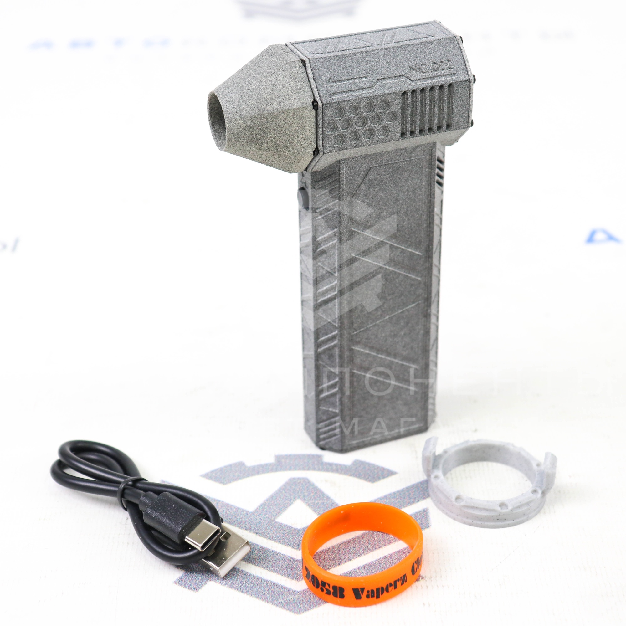 Портативный турбовентилятор (воздуходувка) 130000RPM (серый)