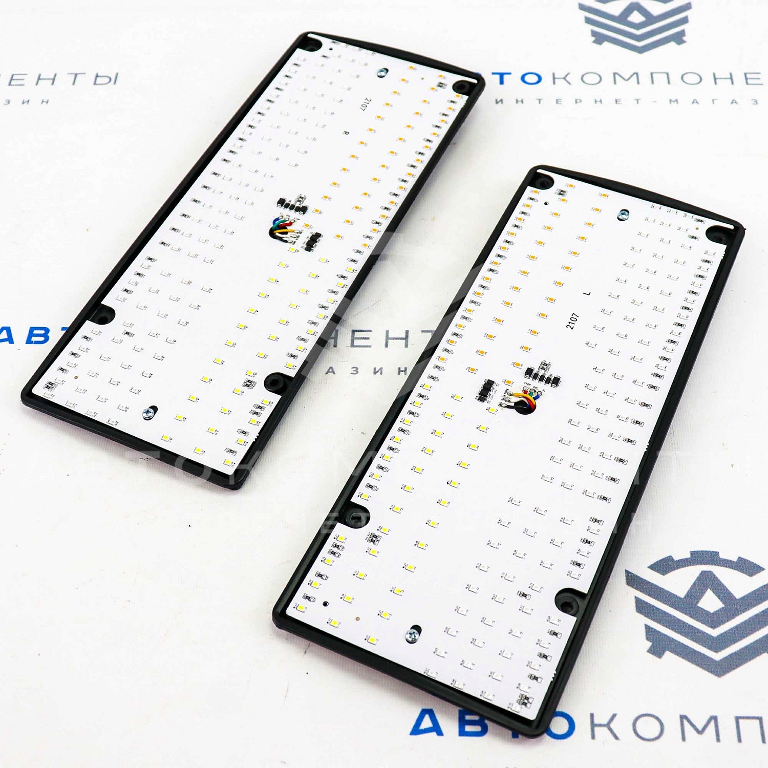 Светодиодные платы задних фонарей LADA (ВАЗ) 2105, 2107. Диодные фары. Ремкомплект. Комплект 2шт