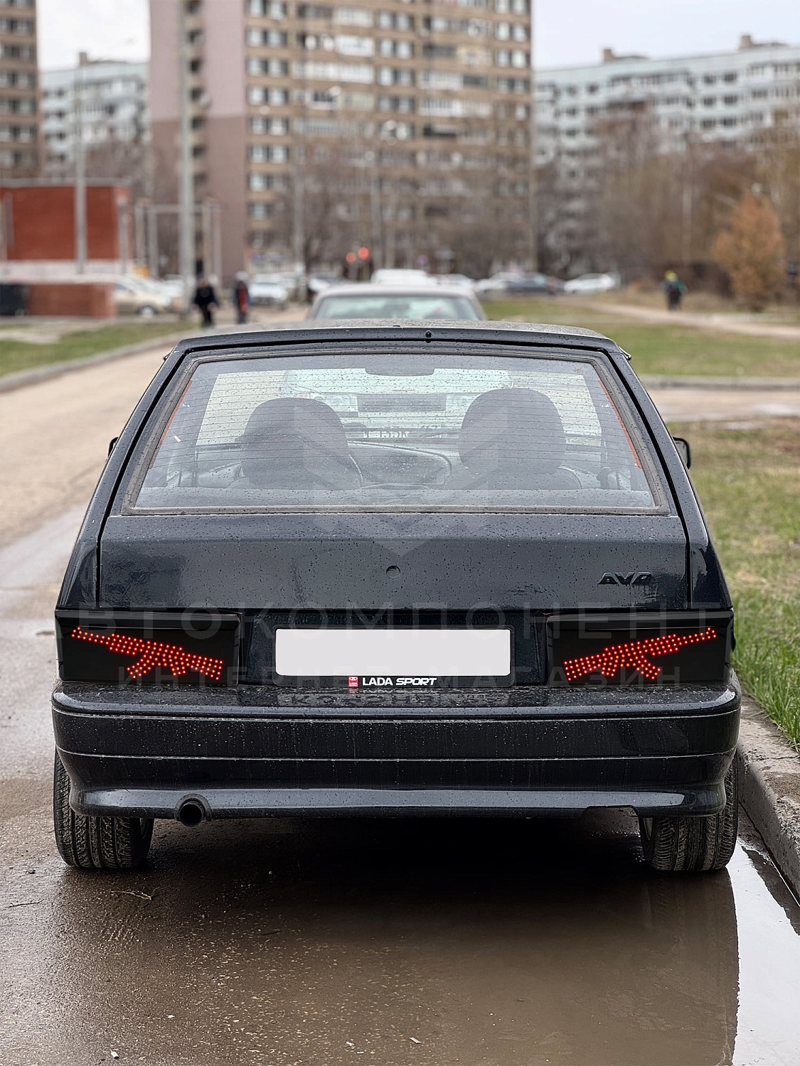 Светодиодные фонари "АК-47" (калаш) ВАЗ 2108-2114 (тонированные)