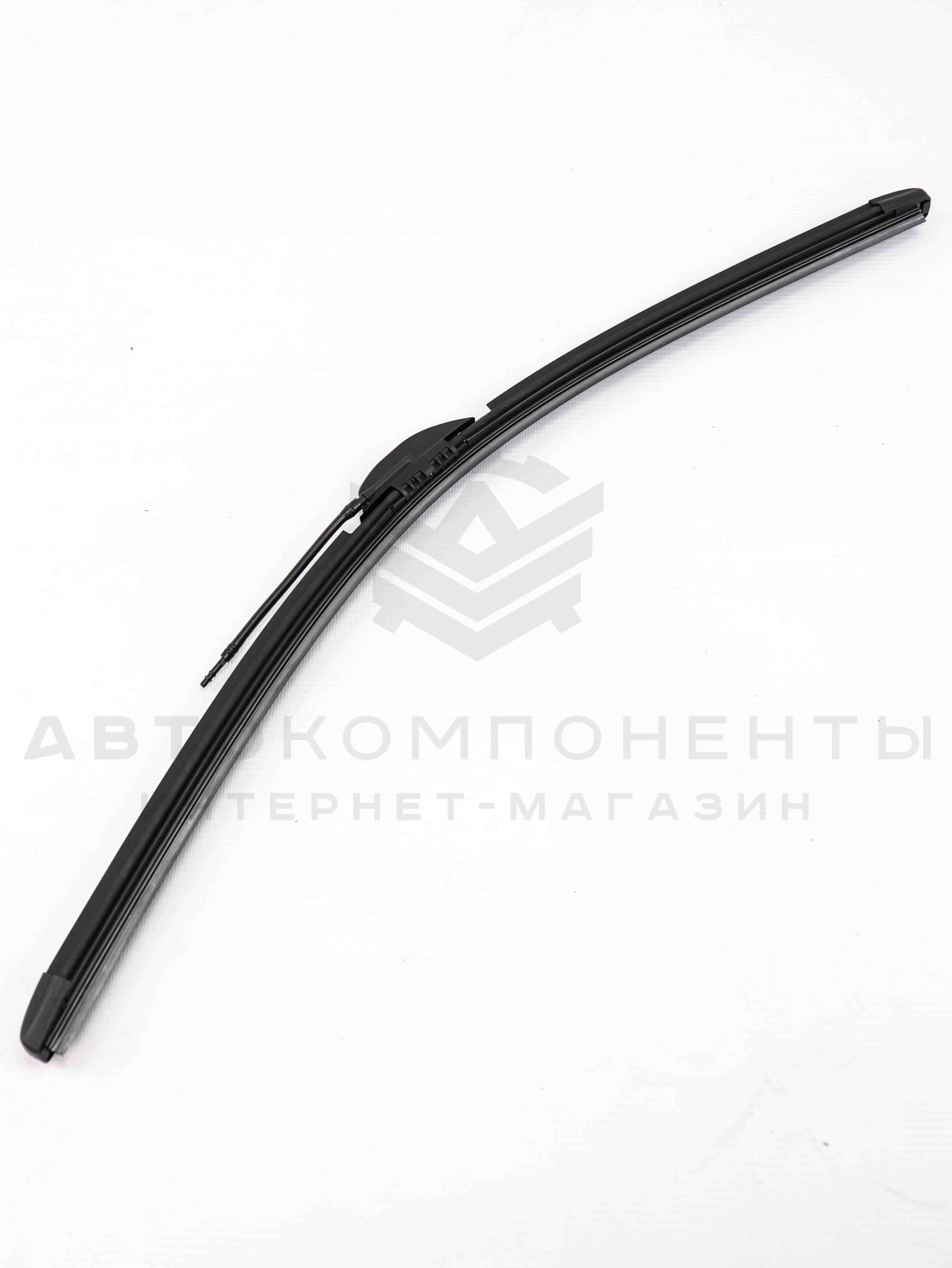 Бескаркасная щетка (дворник) с форсунками омывателя (650мм)