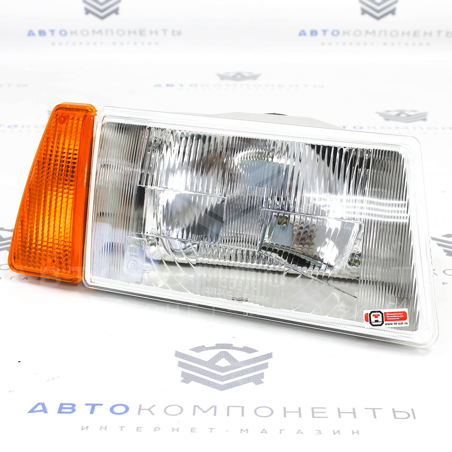 Фара (правая) ВАЗ 2108-21099 (оранжевый повторитель)