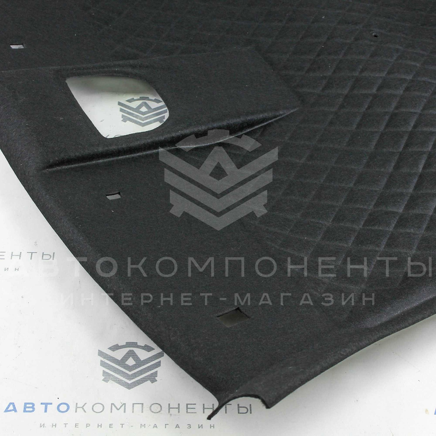 Черный жесткий потолок "Ромб" Лада Vesta (седан)