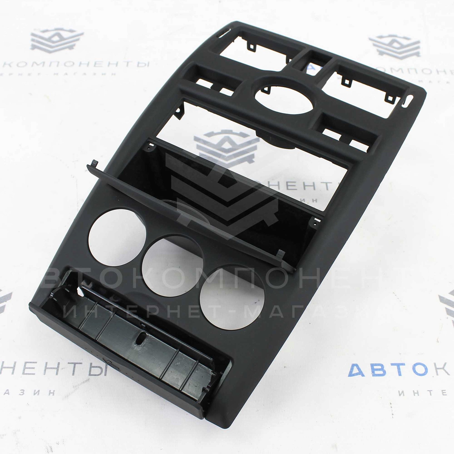 Центральная консоль 1din Лада Приора (черный мат)