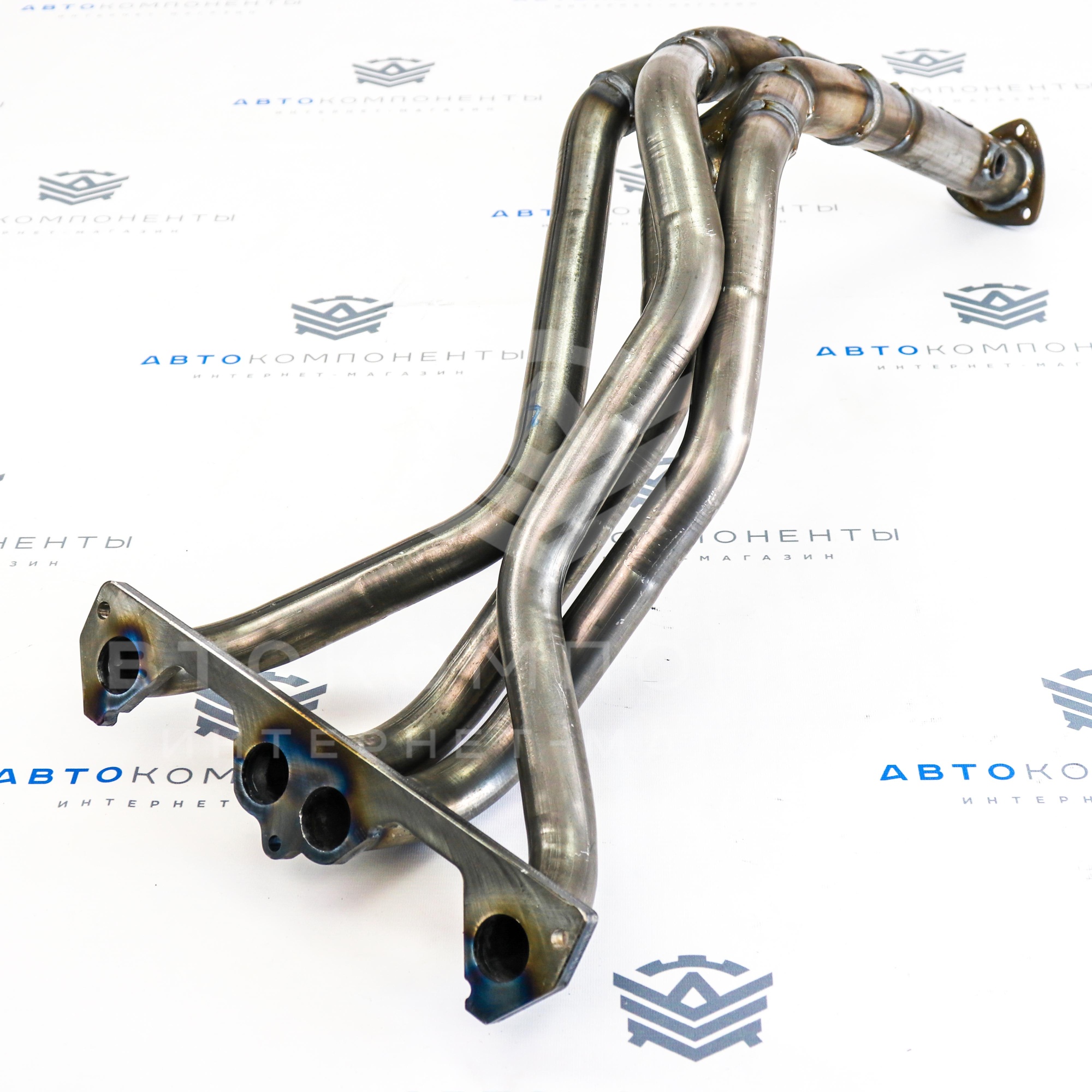 Выпускной коллектор (паук) "DK PRO" на "треугольном фланце" 8v 4-2-1 ВАЗ 2108-21099, 2113-2115 (ПНО0021)