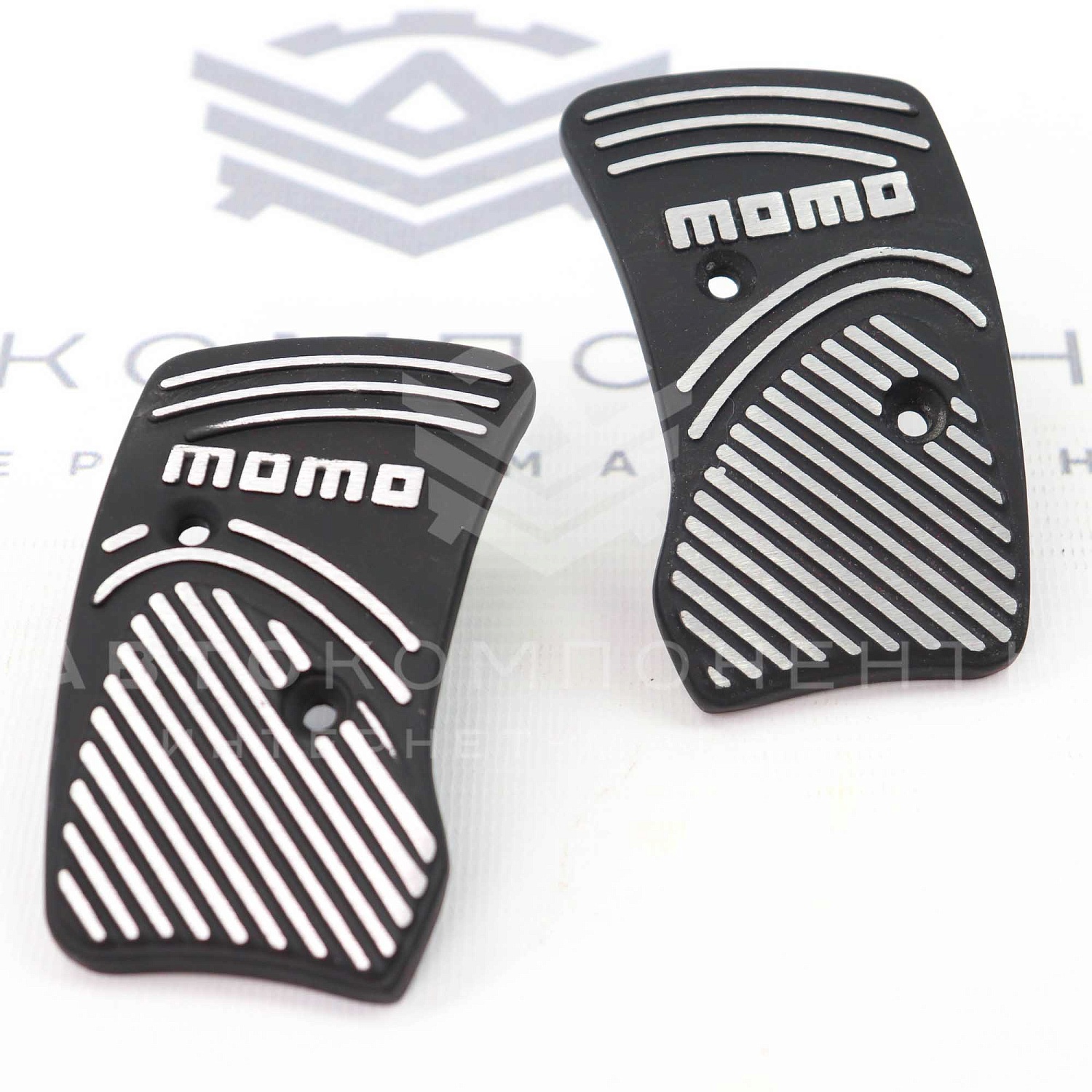 Накладки на педали "MOMO" Match (черные)