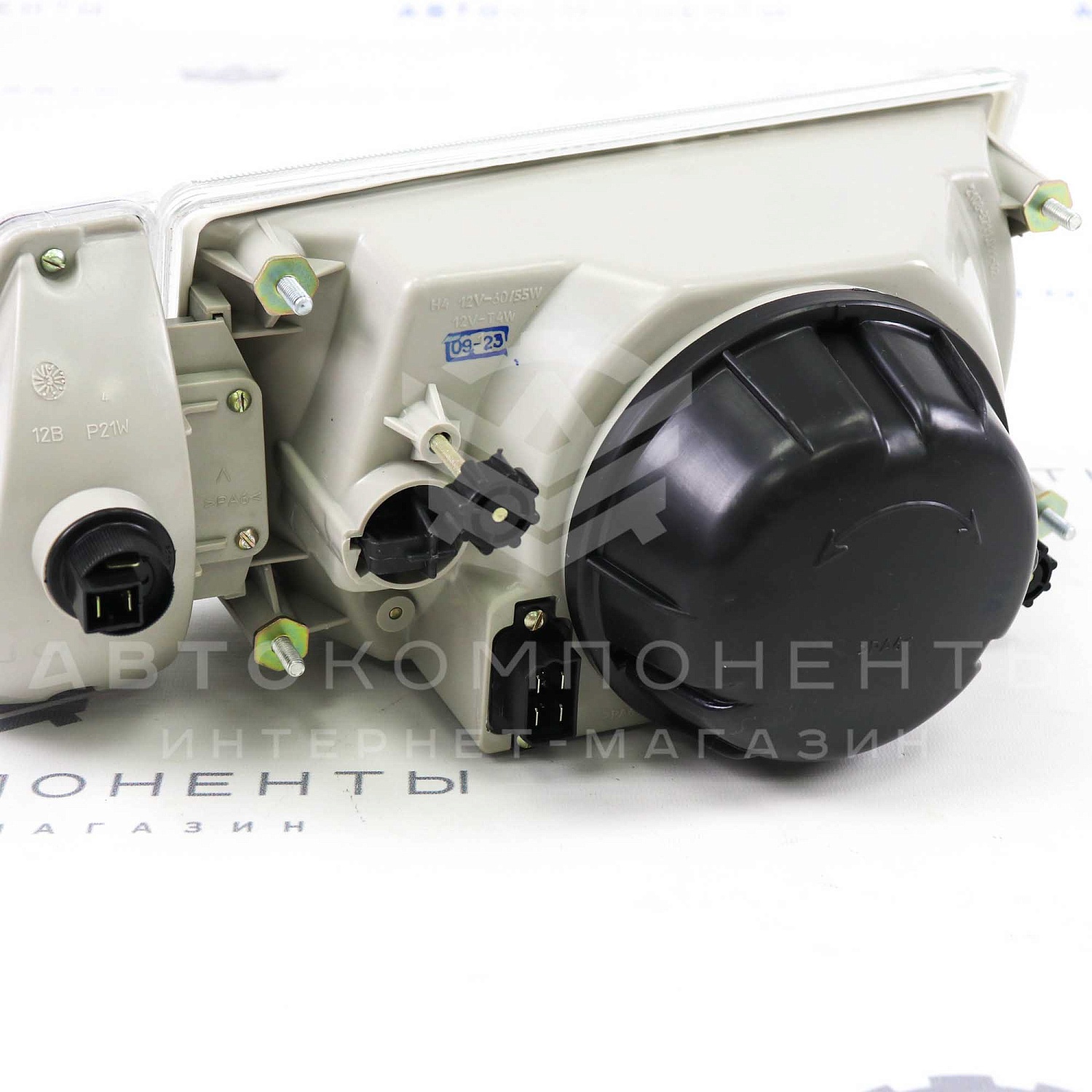 Фара (левая) "Севием" (белый повторитель) ВАЗ 2108, 2109, 21099