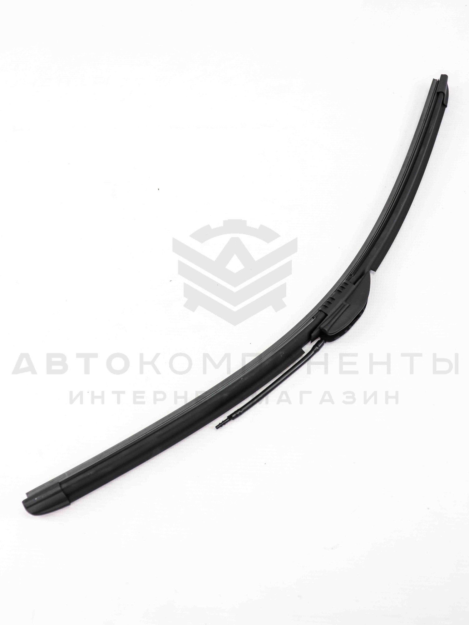 Бескаркасная щетка (дворник) с форсунками омывателя (600мм)