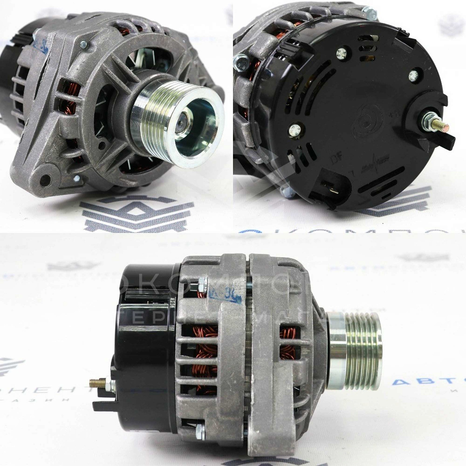 Генератор "КЗАТЭ" 140А ВАЗ 2108-21099, 2110-2112, 2113-2115 (двигатель с ЭСУД)