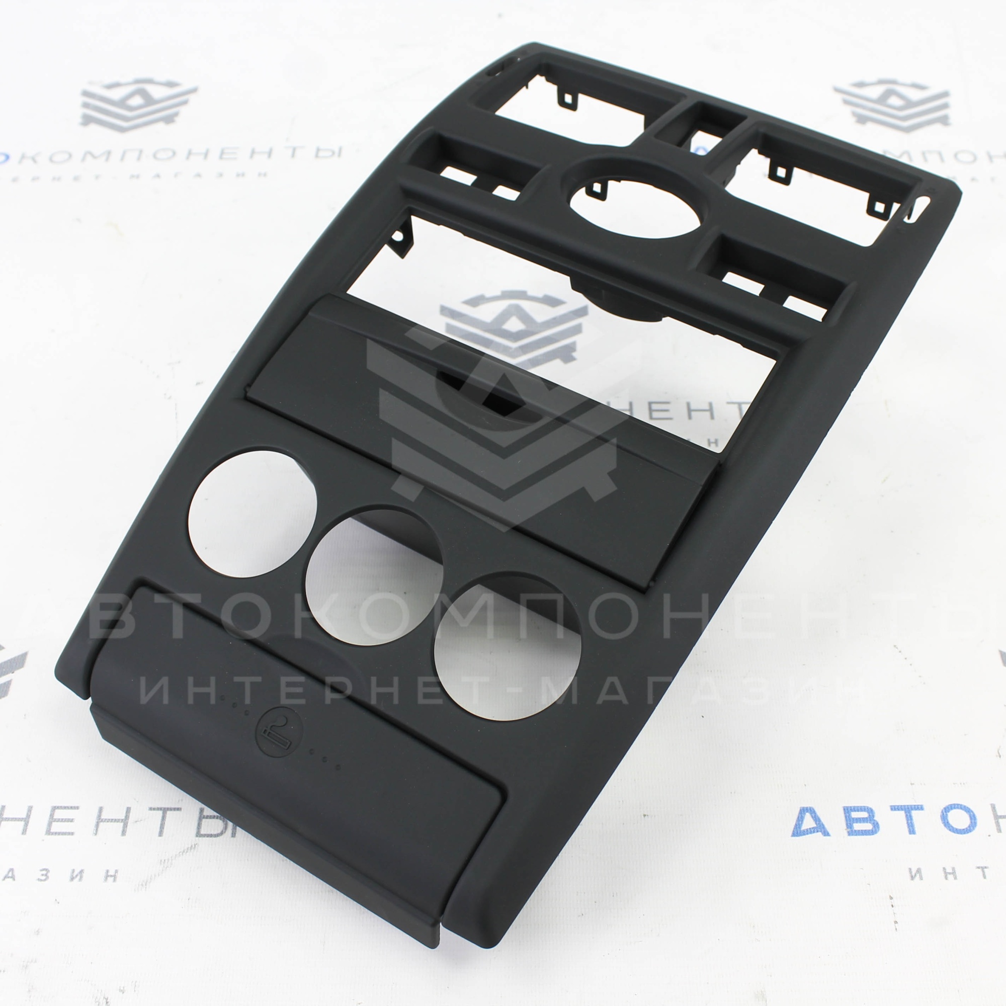 Центральная консоль 1din Лада Приора (черный мат)