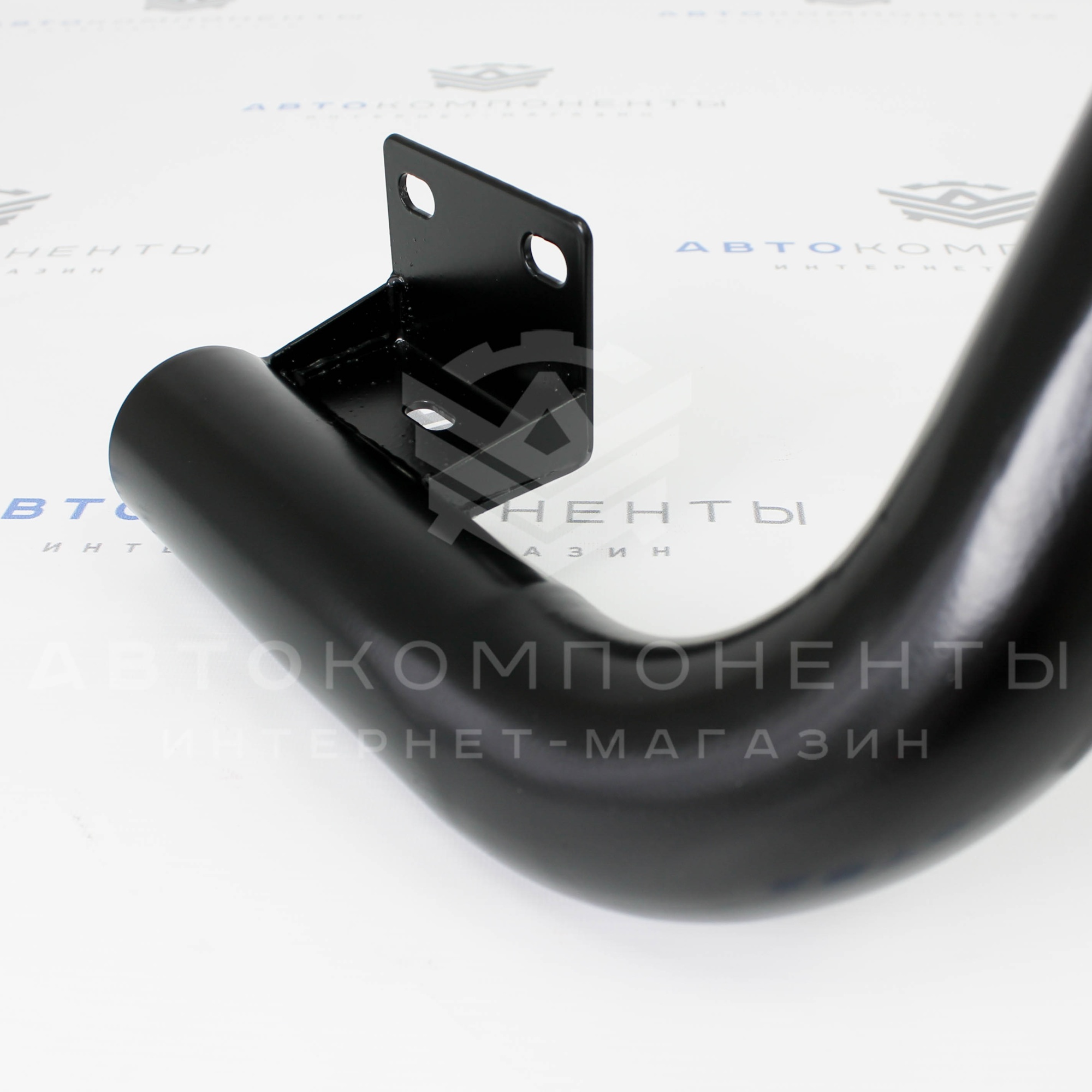 Защита заднего бампера ДУГА (d63,5) Техносфера (черный мат) Нива 4х4 Урбан