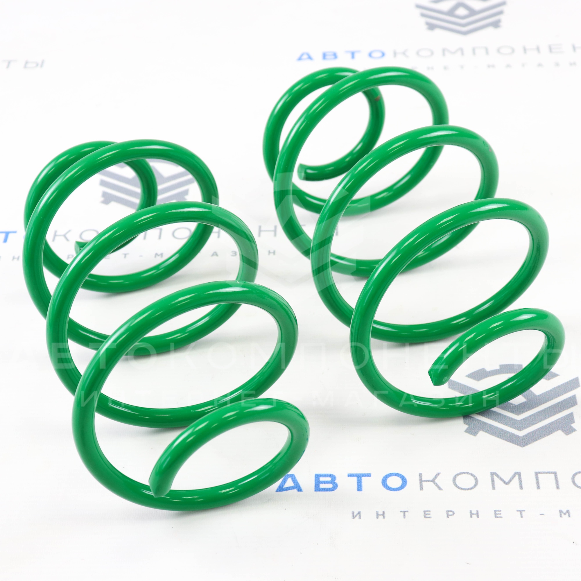 Пружины передней подвески "ТЕХНОРЕССОР" Лада Приора, Калина 2, Гранта -70мм (зеленые) TRF2170-70