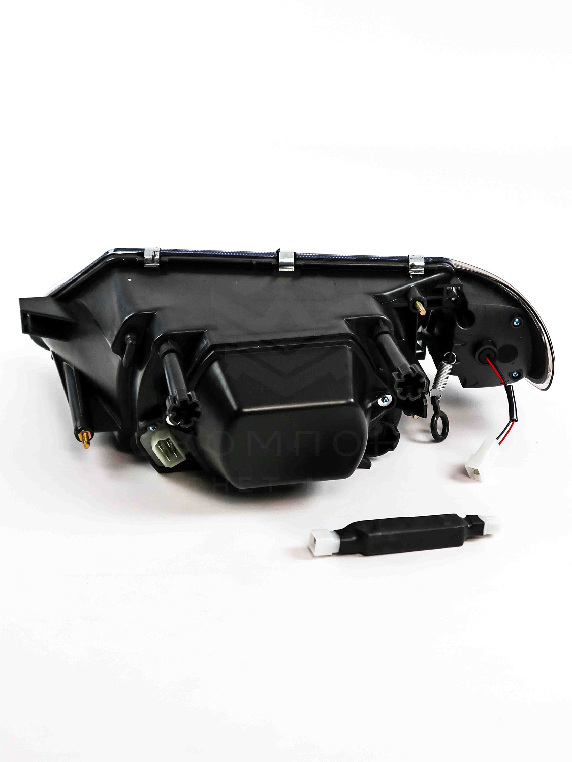 Светодиодные фары в стиле “BMW” с ДХО (4 LED линзы) ВАЗ 2113, 2114, 2115