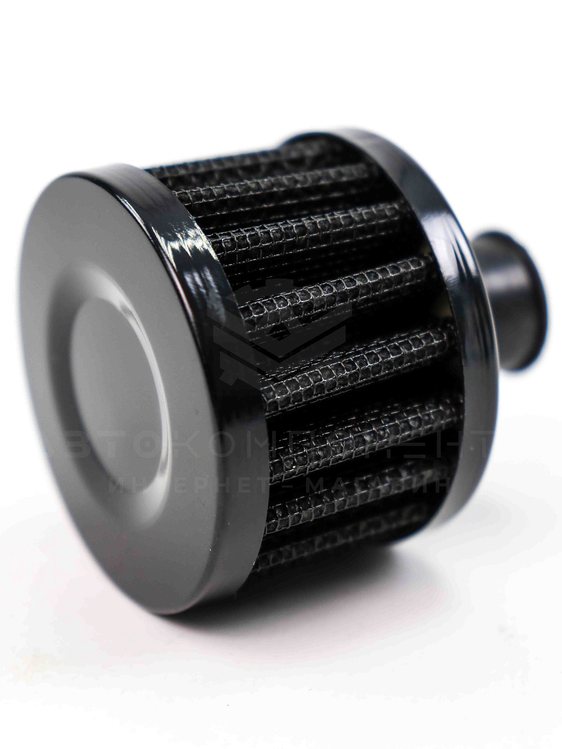 Фильтр картерных газов нулевого сопротивления (на сапун) инжекторный (черный)