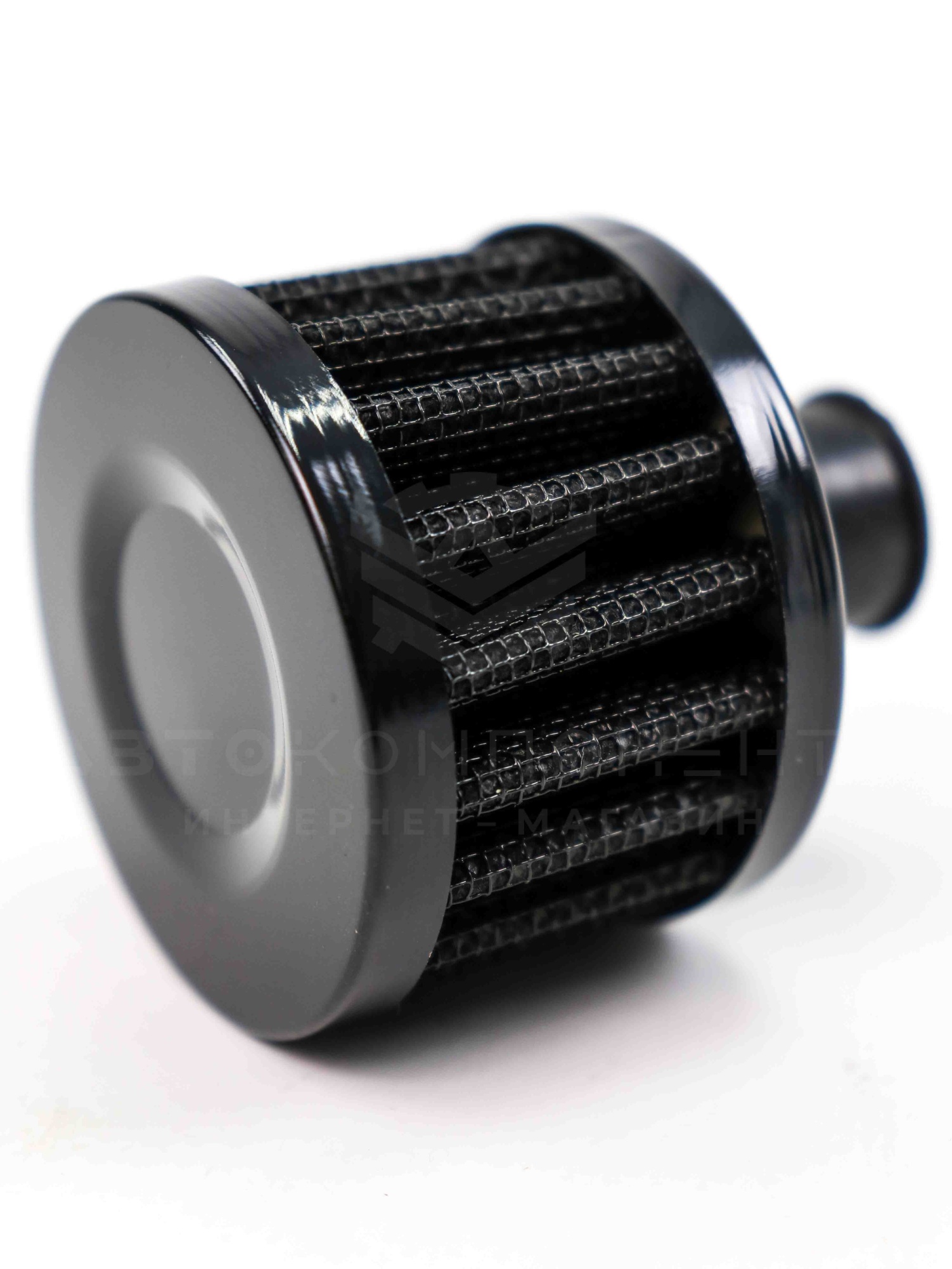 Фильтр картерных газов нулевого сопротивления (на сапун) инжекторный (черный)