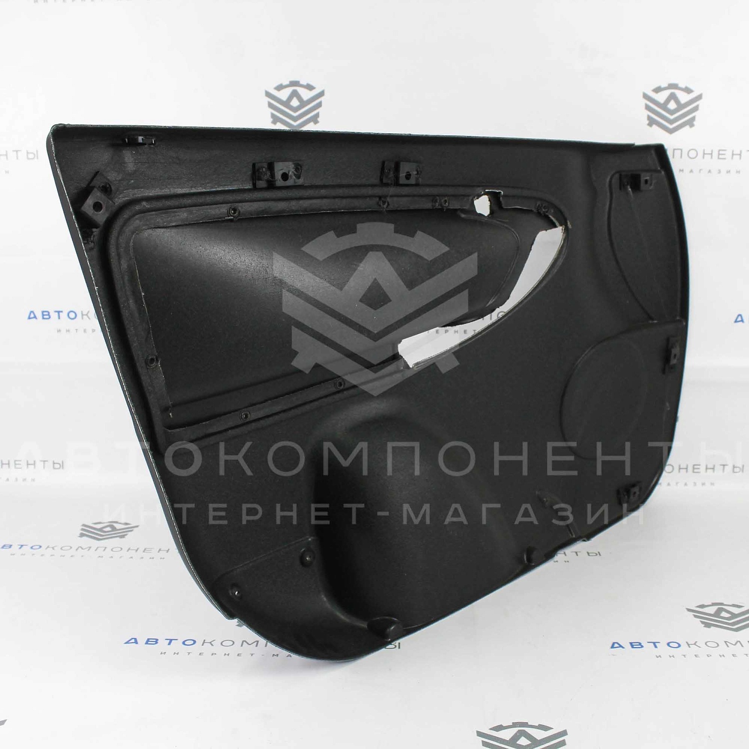 Заводские черные обивки дверей Лада Калина