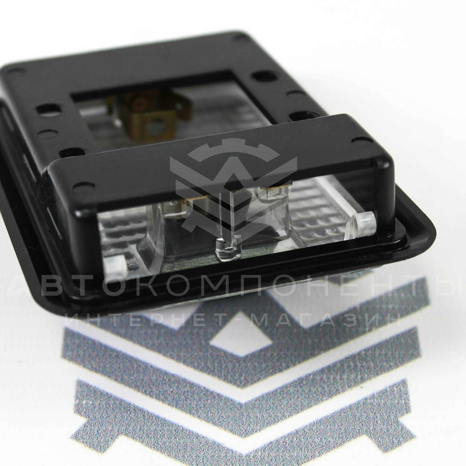 Плафон освещения салона ВАЗ 2104, 2105, 2107, Лада Нива 4х4 (черная рамка)