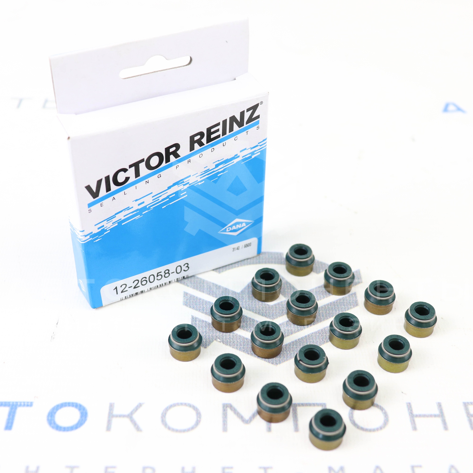 Комплект маслосъемных колпачков "VICTOR REINZ" 16V Лада Приора