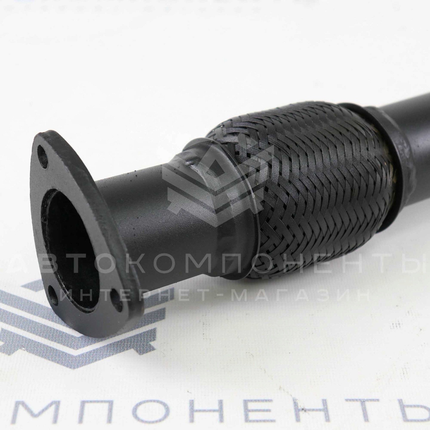 Труба "DK PRO" на "треугольном фланце" с гофрой Лада Приора (РЗ0045)