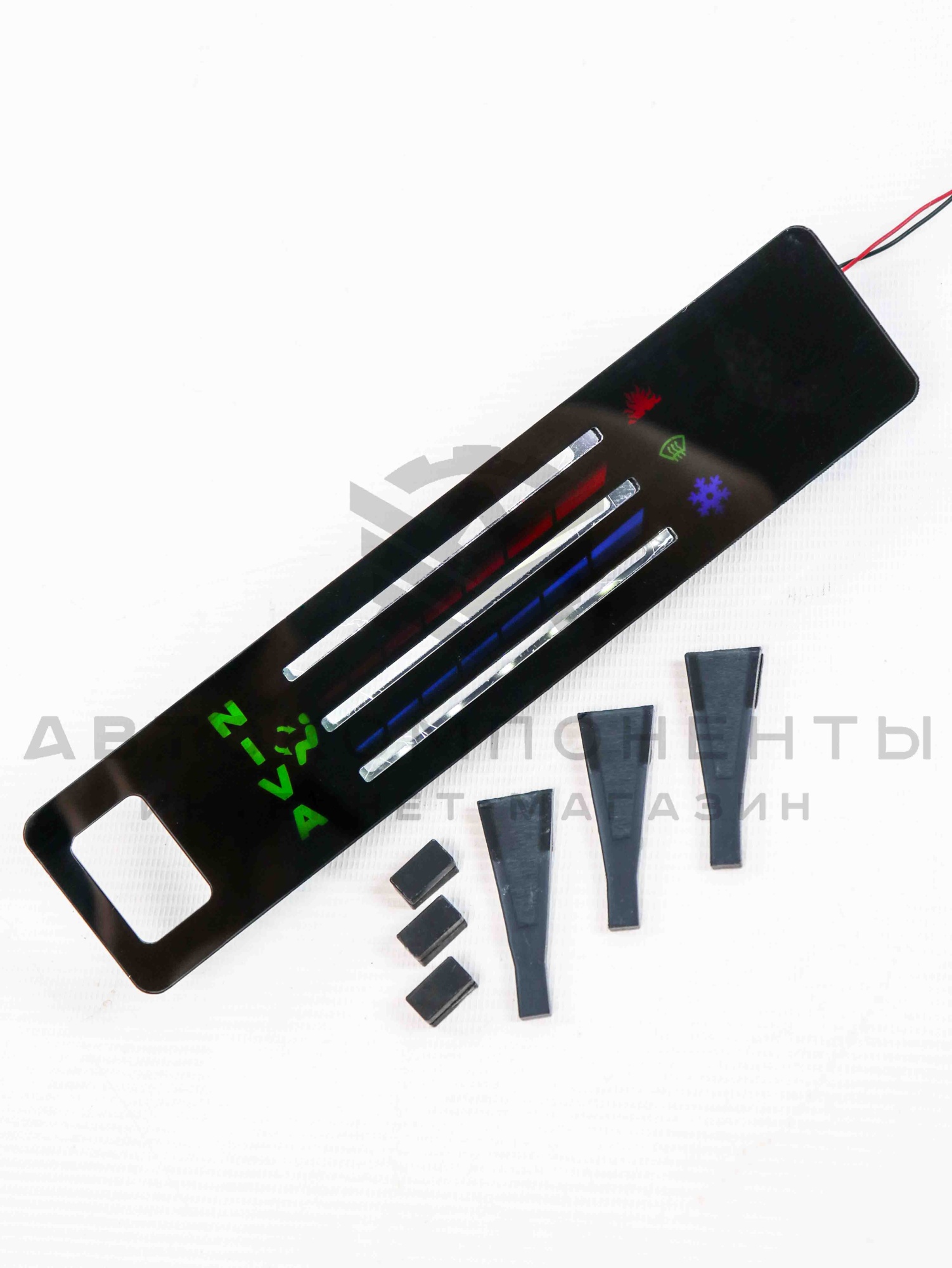 Ручки управления отопителем с подсветкой Лада Нива 4х4