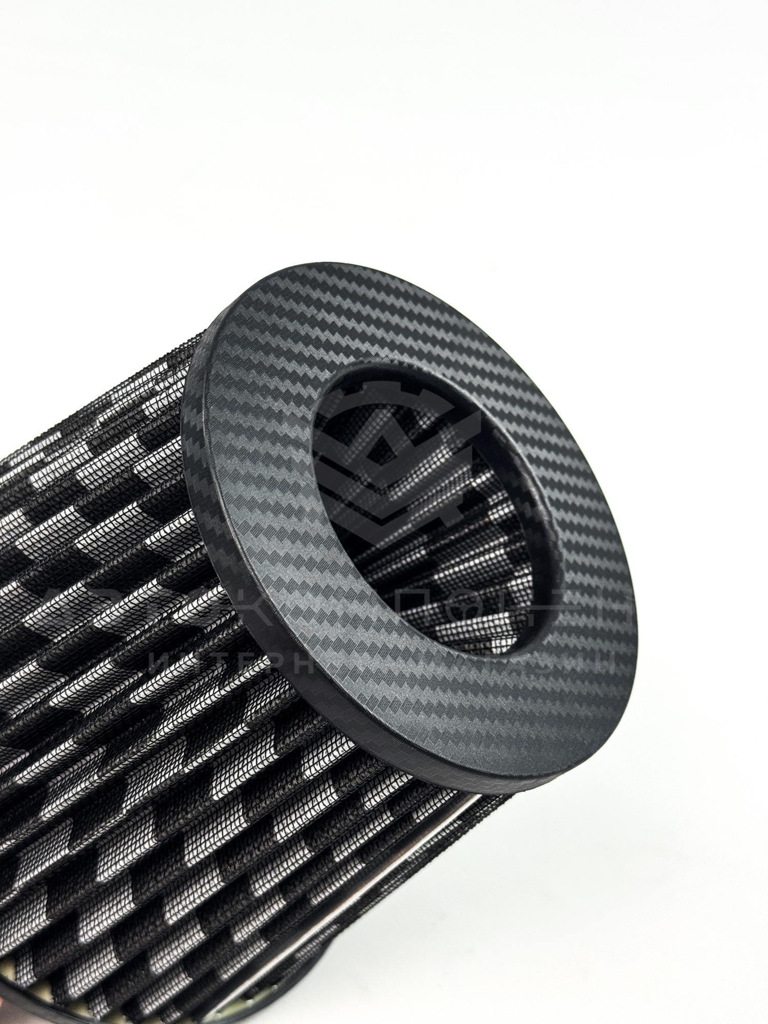 Воздушный фильтр нулевого сопротивления (нулевик) инжекторный (карбоновый, конус)