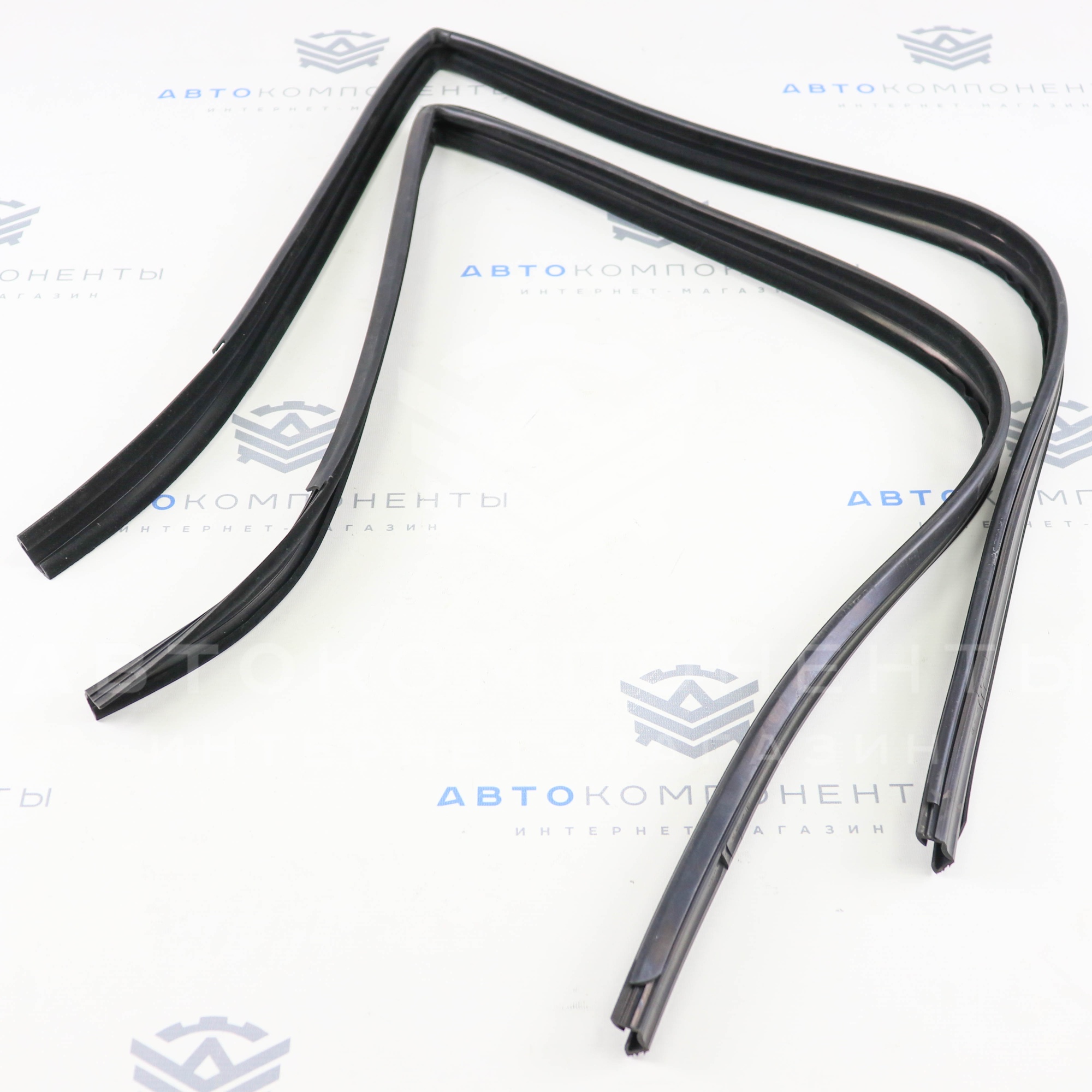 П-образные уплотнители передних опускных стекол ВАЗ 2109, 21099, 2114, 2115