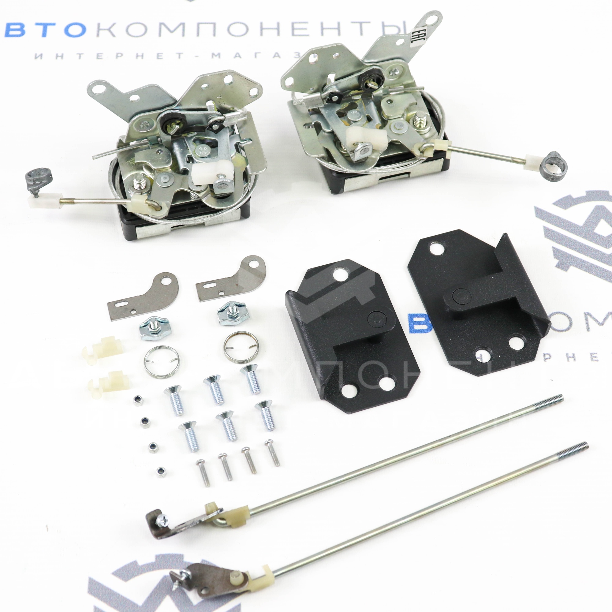 Замки дверей бесшумные на передние двери для ВАЗ 2105, 2107 (универсальные)