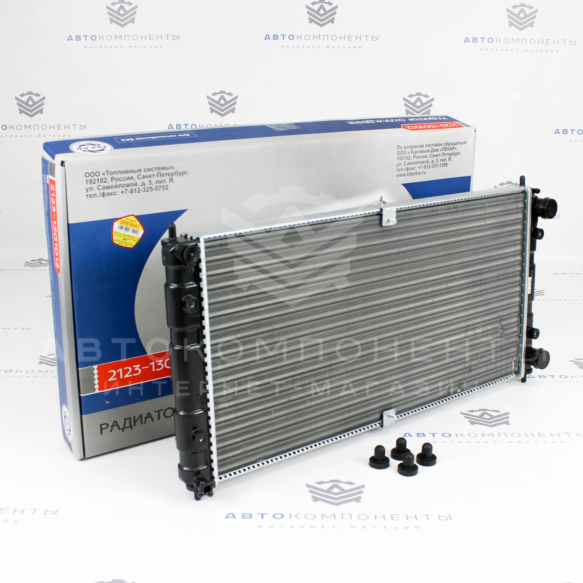 Радиатор охлаждения (алюминиевый) PEKAR Шевроле Нива (2123-1301012)