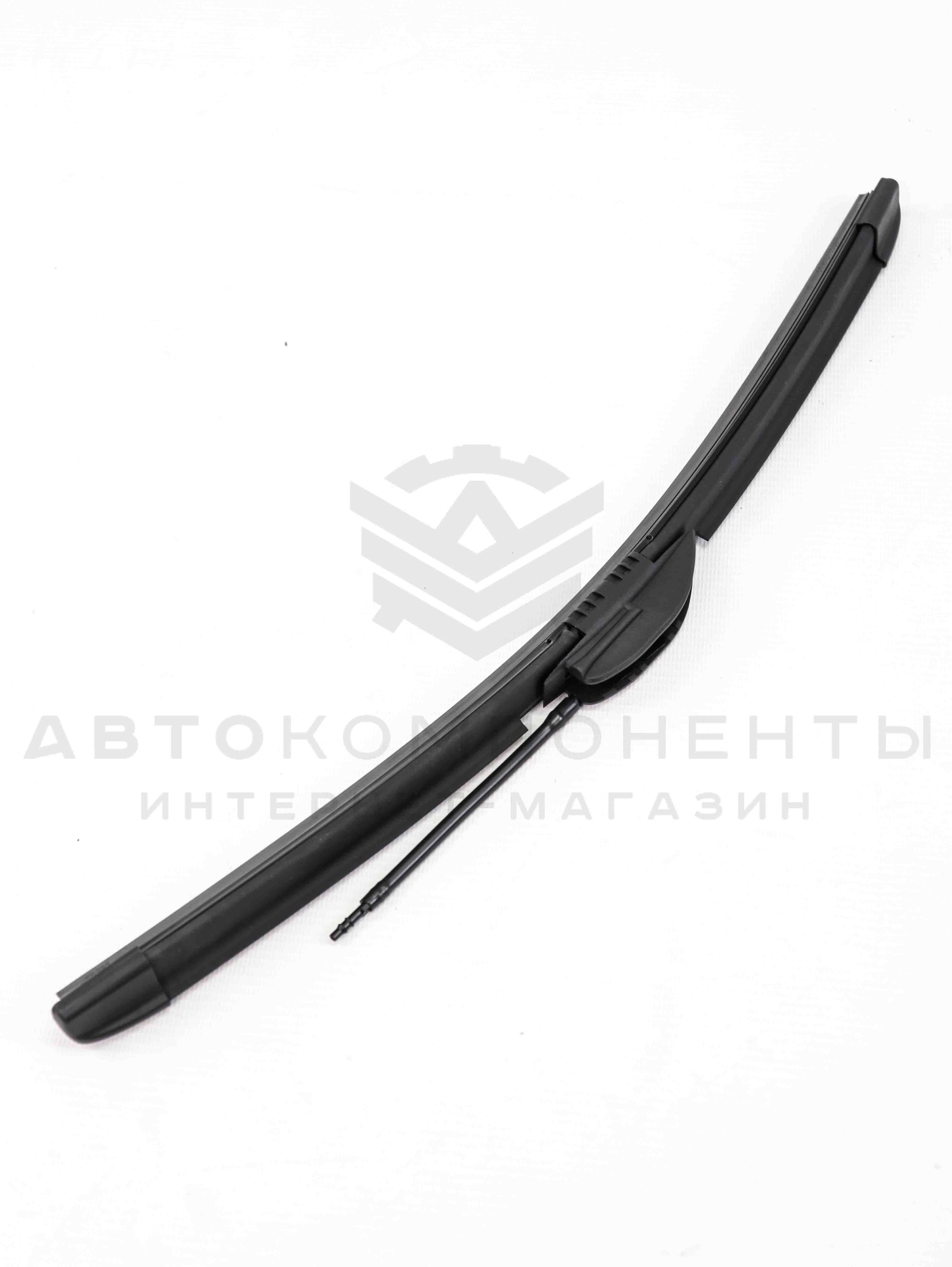 Бескаркасная щетка (дворник) с форсунками омывателя (450мм)