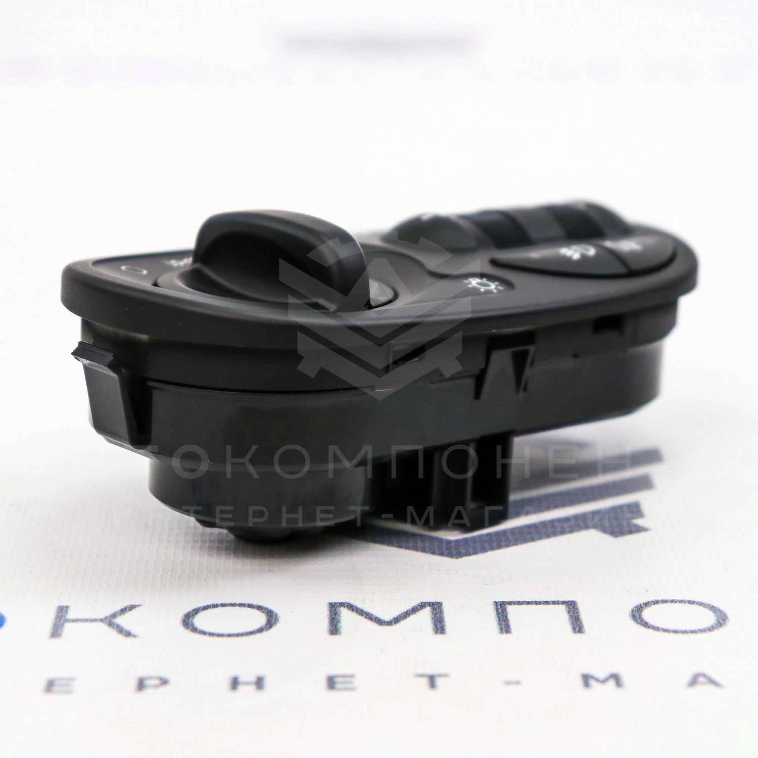 Модуль (блок) управления светом (МУС) с ПТФ Лада Калина (белая подсветка)