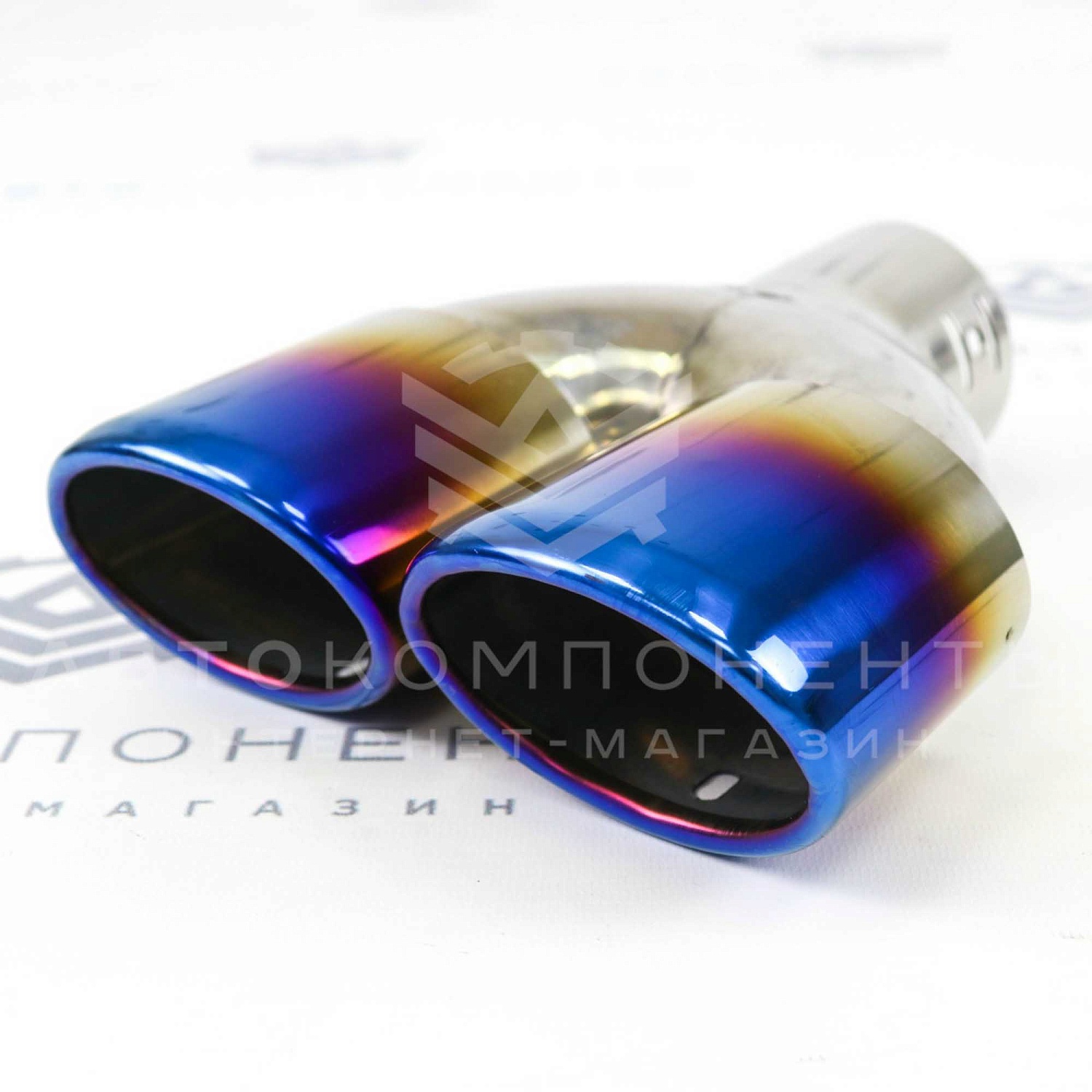 Раздвоенная насадка "Обоженная" (скошенная, овальная)