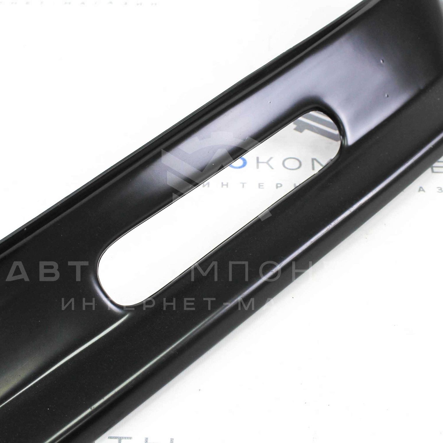 Губа (юбка) переднего бампера "Вихур" с отверстиями ВАЗ 2101-2107 (гладкая)