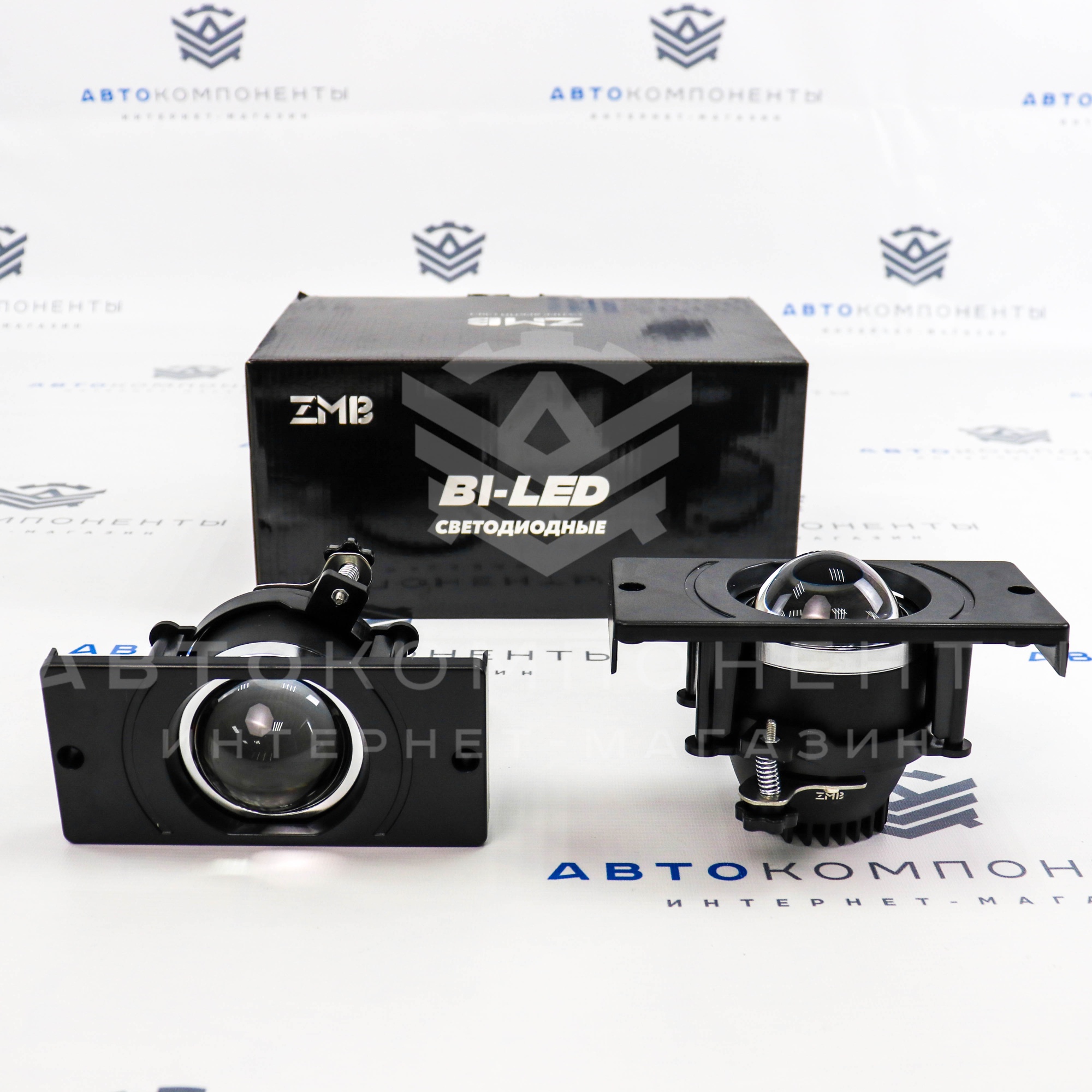 Противотуманные фары (ПТФ) "ZMB" с линзами ВАЗ 2110-2112, 2113-2115, Шевроле Нива (WD-2110)