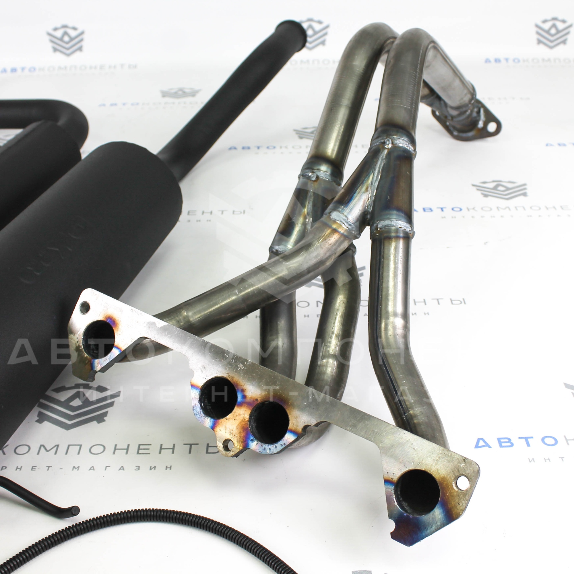 Выпускной комплект "DK PRO" 8V с глушителем ВАЗ 21099