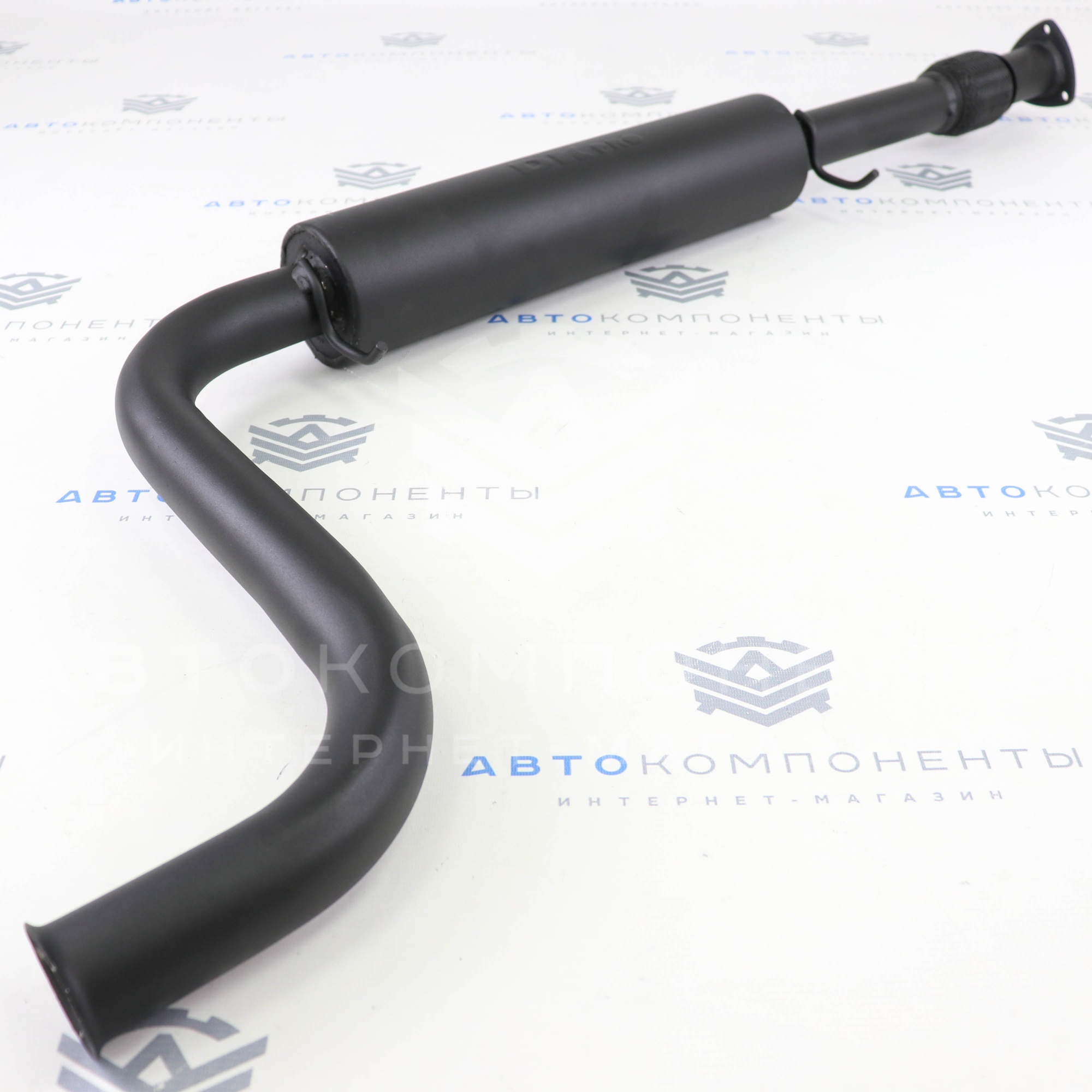 Выпускной комплект "DK PRO" 8V на треугольном фланце с глушителем (комфорт) ВАЗ 2114, 2113