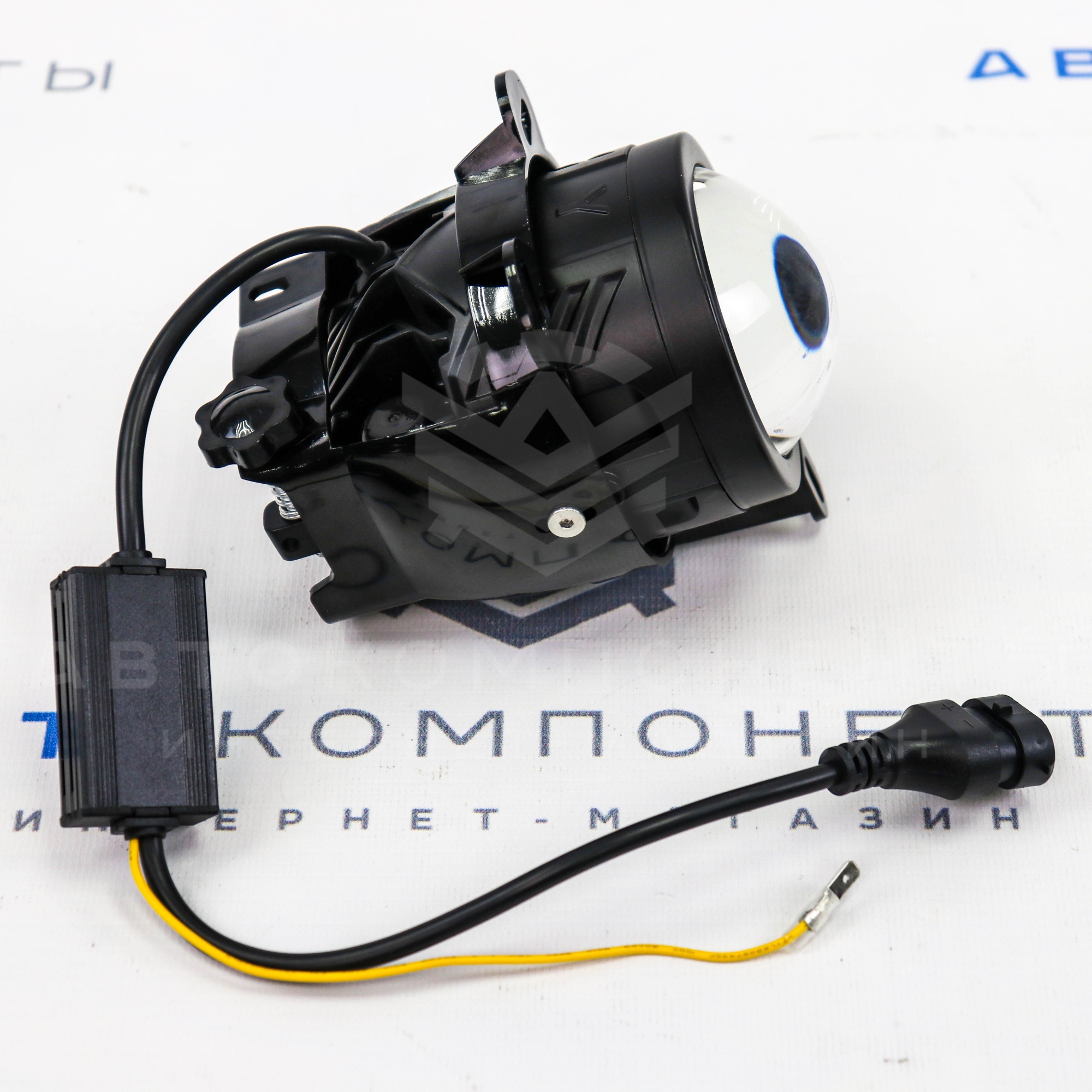 Противотуманные фары (ПТФ) "K1" BI-LED с линзами 96W (ближний+дальний) Лада Приора, Шевроле Нива, Газель Next / Бизнес