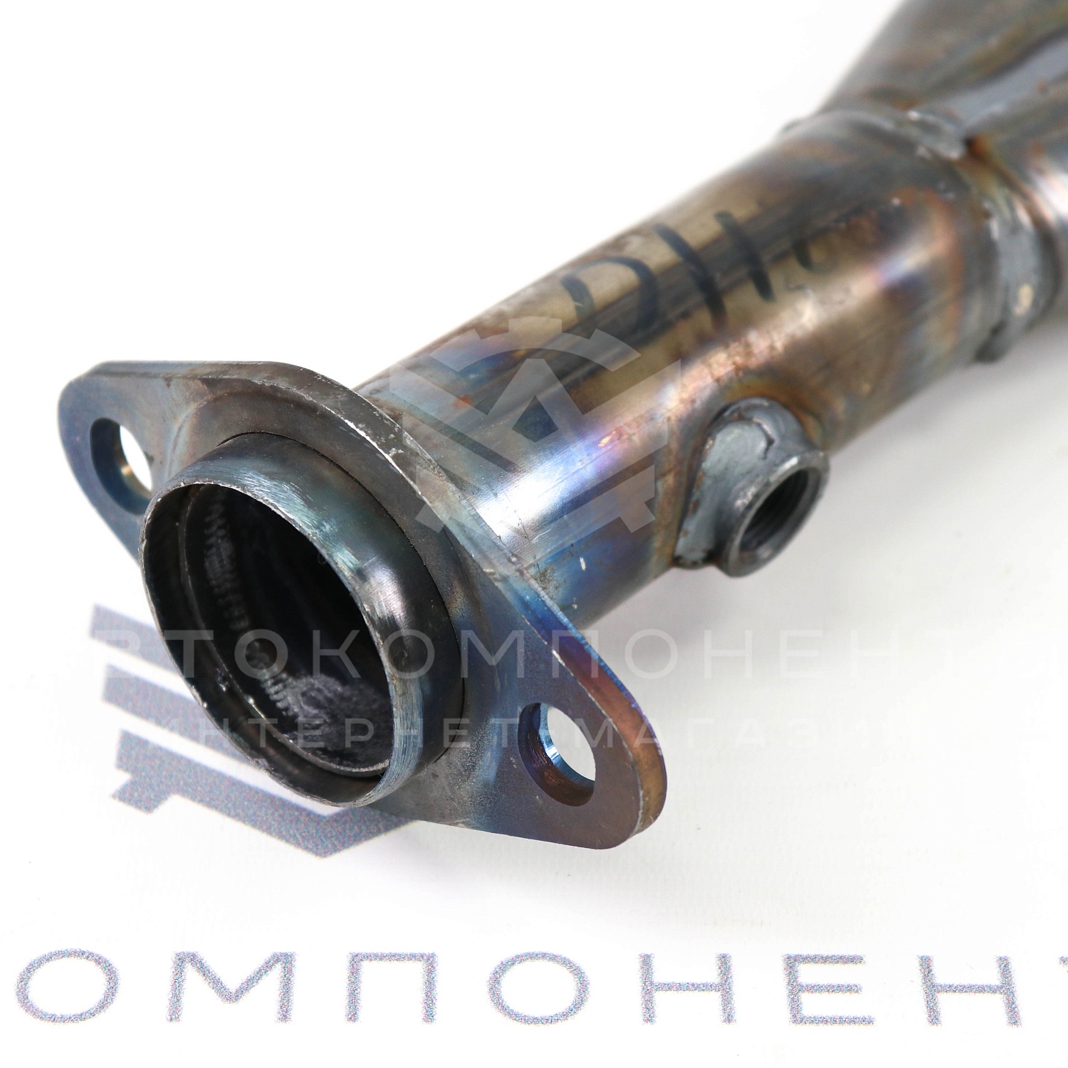 Выпускной комплект "DK PRO" 8V на ушастом фланце с глушителем (спорт) ВАЗ 2112 (до 2008 г.)