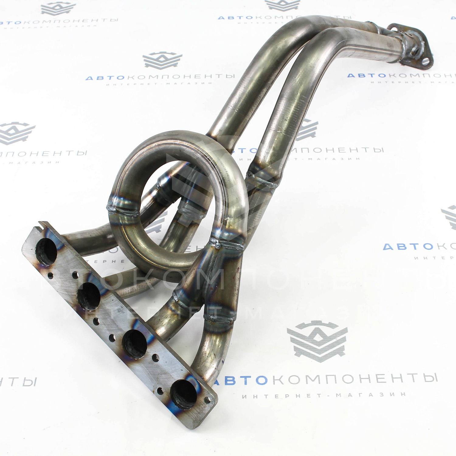 Выпускной комплект "DK PRO" 16V Subaru Sound на ушастом фланце с глушителем (комфорт) ВАЗ 2110, 2111