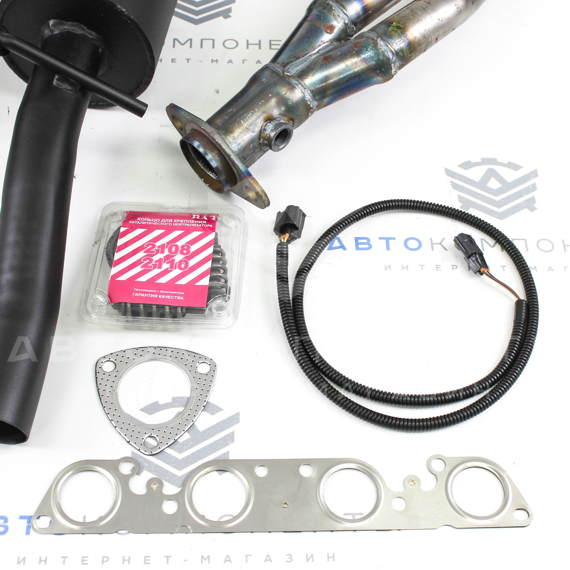 Выпускной комплект "DK PRO" с глушителем Лада Vesta