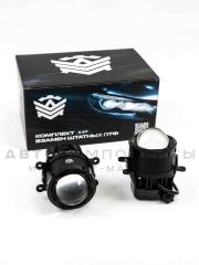Противотуманные светодиодные фары (ПТФ) BI-LED с линзами 50W (3 дюйма) Лада Vesta, Гранта FL, X-RAY, Ларгус FL Противотуманные светодиодные фары (ПТФ) BI-LED с линзами 50W (3 дюйма) Лада Vesta, Гранта FL, X-RAY, Ларгус FL