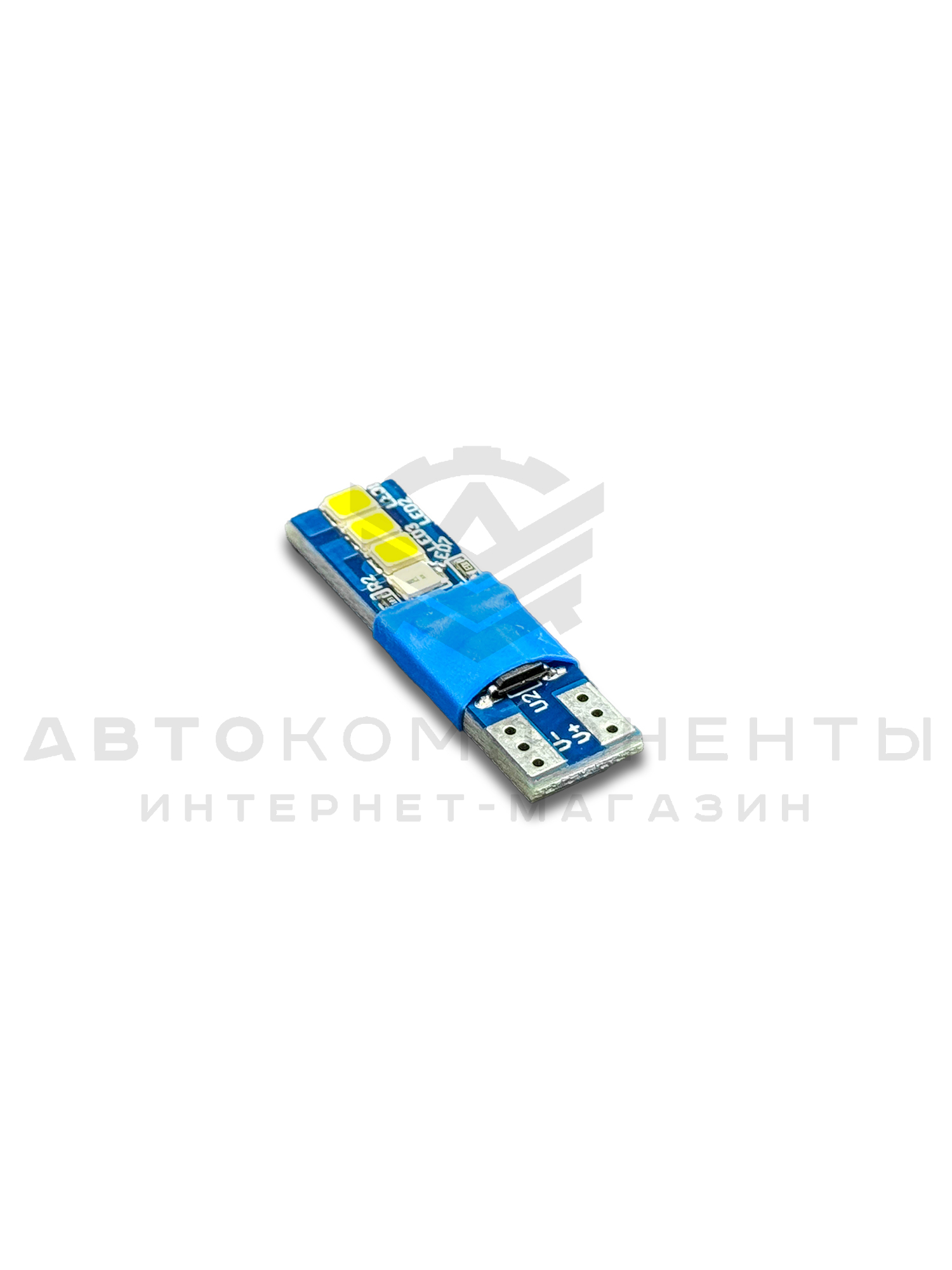 Светодиодные лампы с приветствием W5W T10 (синий-белый) (2шт) Светодиодные лампы с приветствием W5W T10 (синий-белый) (2шт)