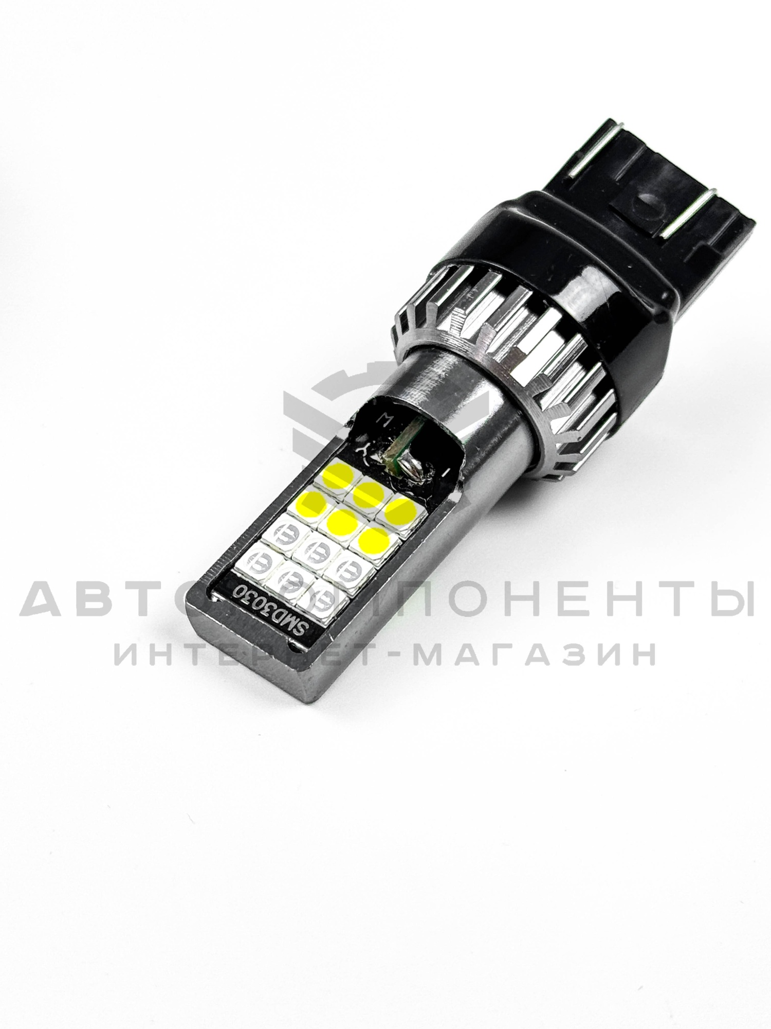 Светодиодные лампы с приветствием W21/5W T20 (синий-белый) (2шт) Светодиодные лампы с приветствием W21/5W T20 (синий-белый) (2шт)